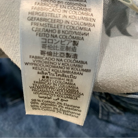 Michael Kors Medium Vintage Blue Cropped Split Ankle Hem‎ Denim Jeans Siz… - Picture 10 of 10